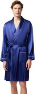 ultimate comfort: sioro lightweight pocket knee length bathrobes - perfect for relaxation and lounge time! logo