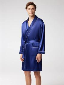 img 3 attached to Ultimate Comfort: SIORO Lightweight Pocket Knee Length Bathrobes - Perfect for Relaxation and Lounge Time!