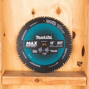 img 2 attached to Makita B-66977 10-inch 80T Carbide-Tipped Max Efficiency Miter Saw Blade