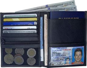 img 1 attached to Genuine Leather Travel Passport: Optimum Security and Style