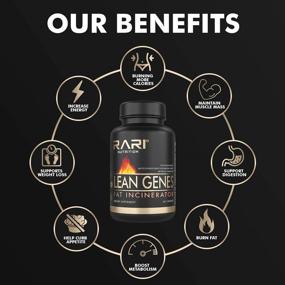 img 1 attached to 💪 RARI Nutrition Lean Genes Fat Burner: Эффективные таблетки для похудения для женщин и мужчин - дружественные к кето и веганскому питанию - средство для подавления аппетита - натуральные диетические таблетки - 30 порций