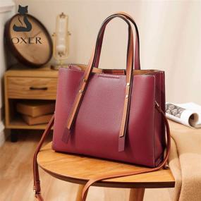 img 2 attached to FOXER Handbags Top Handle Adjustable Crossbody Women's Handbags & Wallets for Satchels