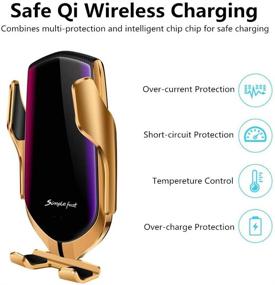 img 1 attached to Solomo Wireless Auto Clamping Charging Compatible