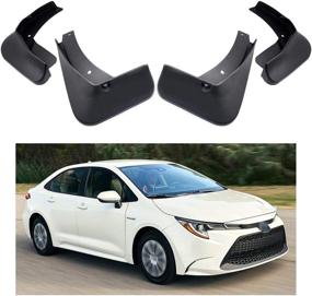 img 4 attached to Самые популярные крылья MOERTIFEI для Toyota Corolla 2020-2021: защита от брызг и грязезащитные шторки.