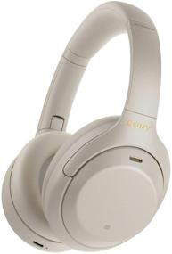 img 2 attached to 💿 Sony WH-1000XM4 Wireless Noise Canceling Headphones (Silver) with Focus Ultra-Portable 10,000mAh Wireless Quick Charge Battery Bundle - 2 items included