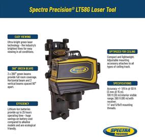 img 3 attached to Spectra Precision LT58G Green Interior Laser Level