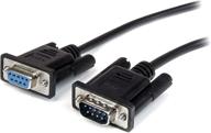 startech com black straight through serial cable логотип