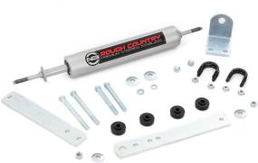 img 1 attached to Rough Country 8734230 Steering Stabilizer
