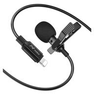 🎙️ pop voice professional lavalier lapel mic for iphone, ipad & ipod - ideal for high-quality audio & video recording, podcasting, vlogging, interviews, and youtube logo