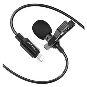 img 4 attached to 🎙️ PoP Voice Professional Lavalier Lapel Mic for iPhone, iPad & iPod - Ideal for High-Quality Audio & Video Recording, Podcasting, Vlogging, Interviews, and YouTube