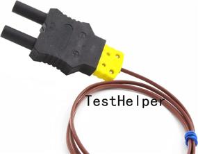 img 3 attached to TestHelper TCAD310 Type K Thermocouple Adapter: Dual Plug 4mm Banana Plugs for Digital Multimeter Meter - Enhance Accuracy and Precision