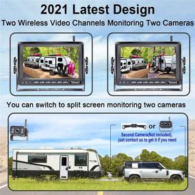 img 3 attached to 📷 High-Definition 1080P Wireless RV Backup Camera with 7 Inch DVR Monitor - Advanced Rear View Observation System for RVs, Trucks, Trailers, and 5th Wheels | Compatible with Furrion Pre-Wired RV | Rohent R9 Adapter Included