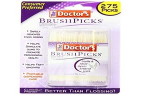 img 2 attached to 🦷 The Doctor's BrushPicks - 275 Interdental Toothpicks for Fighting Gingivitis, 12-Pack