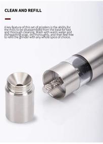 img 1 attached to Stainless Steel One Handed Button Grinder Himalayan