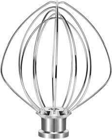 img 4 attached to 🧁 KitchenAid K45WW 6-Wire Whip Attachment: 304 Stainless Steel Whisk for Tilt-Head Stand Mixer - Perfect for Heavy Cream, Cakes, Mayonnaise, and More!