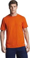men's performance short sleeve t-shirt by russell athletic logo