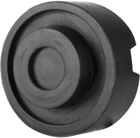 img 3 attached to 🔧 DEDC 2-Pack Universal Slotted Rubber Jack Pad - Frame Rail & Pinch Weld Protector, 6.5cm/2.56inch Diameter