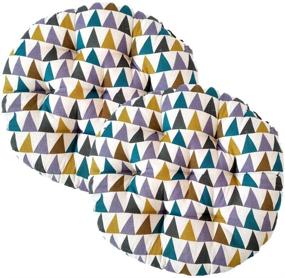 img 4 attached to CHEOALFA Japanese Childrens Triangles 22X22Inch