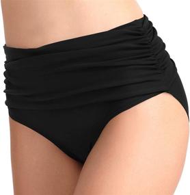 img 3 attached to T1FE 1SFE Waisted Tankinis Coverage Women's Clothing for Swimsuits & Cover Ups