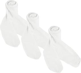 img 3 attached to 🧦 Stylish and Convenient: Andy & Evan Girls Microfiber Tights 3-Pack