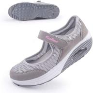 👟 adjustable, breathable women's shoes for comfortable walking and athletic activities logo