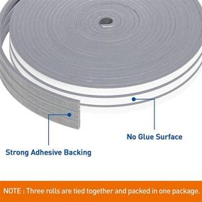 img 2 attached to 🔸 MAGZO 5Ft Foam Strip: Pack of 16 Rolls