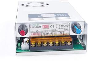 img 4 attached to LIVISN Adjustable DC Power Voltage Converter: AC 110V 220V to DC 0-36V (40V) 0-14A Module - 500W Digital Display - Voltage Regulator Transformer with Cooling Fan