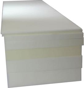 img 3 attached to 🪑 Mybecca High Density Upholstery Foam Cushion Sheet - 6H x 24W x 72L: Top-Quality Comfort & Support!