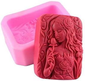 img 2 attached to Huachnet Handmade Silicone Molds Beauty Pattern