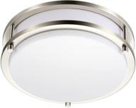 🔦 lineway motion sensor ceiling light 10-inch 16w 1600lm led flush mount light fixture with adjustable sensor range and timer for hallway garage porch stairway logo