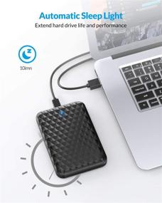 img 1 attached to 💽 ORICO 2.5" SATA to USB3.0 HDD Adapter External Enclosure 5Gbps High-Speed Support UASP SATA III Hard Drive Disk Portable Case - Box-2520C3