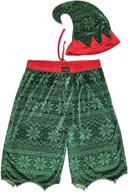 secret santa holiday pajama shorts men's clothing and sleep & lounge logo