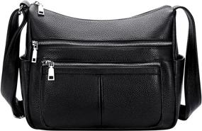 img 4 attached to OVER EARTH Crossbody O154E Black Women's Handbags & Wallets for Crossbody Bags