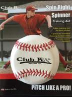 ⚾️ maximize your baseball spin with the club k baseball spin right spinner logo