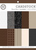📚 colorbok neutral basics cardstock paper pad, 8.5&#34; x 11&#34; - enhance seo! logo