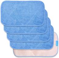 high-quality keepow microfiber mop cloth refills - pack of 5, perfect for double-sided, wet & dry mopping logo