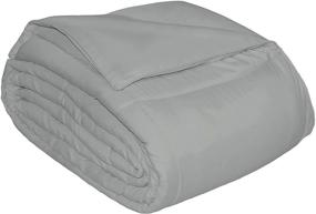 img 3 attached to 🛌 Cosy House Collection Premium Silver Down Alternative Comforter - Lightweight All Season Bedding - Twin/Twin XL Size - Machine Washable Duvet Insert