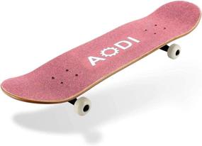 img 2 attached to 🛹 AODI 31 Inch Skateboards: Pro Canadian Maple Wood Cruiser for Beginners, Teens & Adults