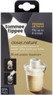 🍼 дозаторы для молочного порошка tommee tippee closer to nature, 6 шт. логотип