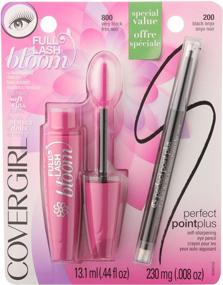 img 3 attached to CoverGirl Факт веки полностью Цветок тушь и совершенная точка плюс глаз карандаш Combo, 2 штуки: улучшите свой макияж глаз с потрясающими ресницами и идеальной точностью.