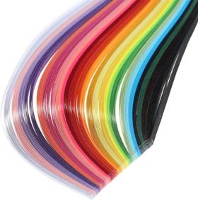 img 4 attached to 🎨 TXIN 1300 Quilling Paper Strips 3mm: Vibrant 26-Color Quill Paper Quilling Kit - Perfect for Handmade DIY Art Craft, Ideal for Beginners & Professionals