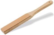 tandy leather strop with wood handle 🪒 3325-00: high-quality leather tool for sharpening and polishing logo