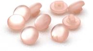 🎀 pink resin colored shirt pearl buttons for craft sewing children's buckle - 20pcs/pack logo