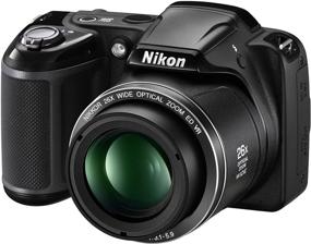 img 2 attached to 📷 Nikon Coolpix L320 16.1MP Digital Camera with 26x Optical Zoom - BLACK: Capture Exceptional Photos with Enhanced Zoom Capability