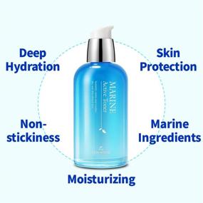 img 3 attached to The Skin House Marine Active Toner - 4.40 fl oz Hydrating Toner for Dry and Dehydrated Skin with Hyaluronic Acid for Instant Deep Moisturizing and Hydration