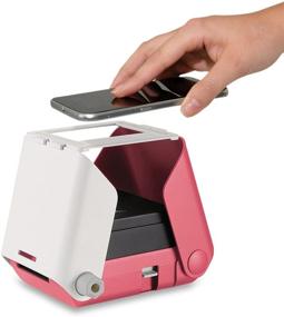 img 1 attached to 📸 KiiPix Portable Printer & Photo Scanner: Pink, Compatible with FUJIFILM Instax Mini Film - Ideal for On-the-Go Printing and Scanning!