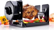 🍗 roto tisserie: the ultimate non-electric rotisserie machine for convection oven, air fryer, bbq, and fire pit. perfect for rotisserie chicken, shawarma, and more! логотип