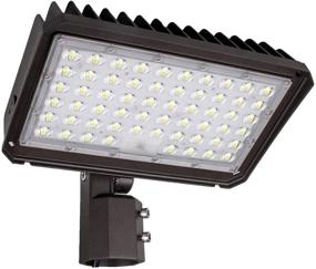 img 4 attached to 🌟 High-performance Kadision 200W LED Flood Light with Adjustable Slipfitter Mount - Perfect for Commercial Parking Lot Lighting, Daylight 5000K, Dusk to Dawn Operation, Waterproof, 26000lm Output, 100-277V