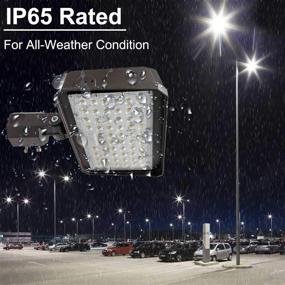 img 1 attached to 🌟 High-performance Kadision 200W LED Flood Light with Adjustable Slipfitter Mount - Perfect for Commercial Parking Lot Lighting, Daylight 5000K, Dusk to Dawn Operation, Waterproof, 26000lm Output, 100-277V