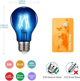 img 3 attached to Durable Dimmable Edison 60Watts Equivalent Bulb for Medium Base